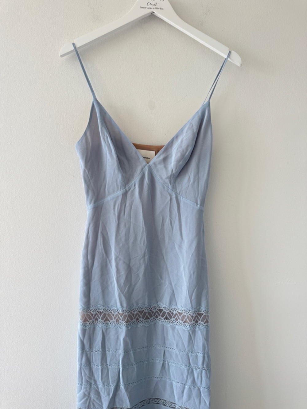 REFORMATION Kally Dress in Mineral 4 - Picture 4 of 6